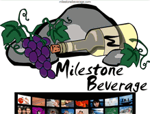 Tablet Screenshot of milestonebeverage.com